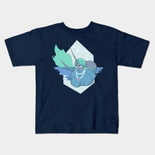 Narwhal Mermaid Babe Kids T-Shirt